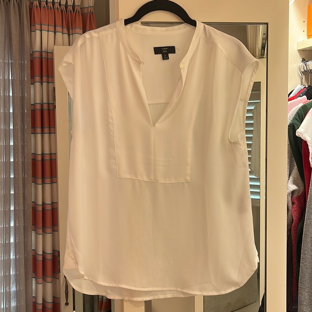 J Crew White Top
